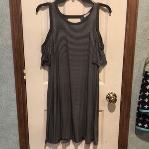 Cold shoulder dress